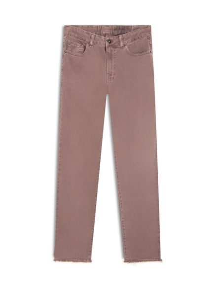 White Denim Ii Mom Purple Gray