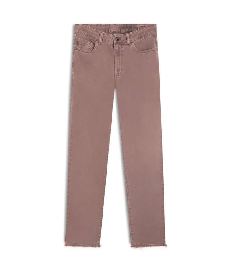 White Denim Ii Mom Purple Gray