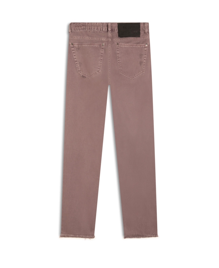White Denim Ii Mom Purple Gray