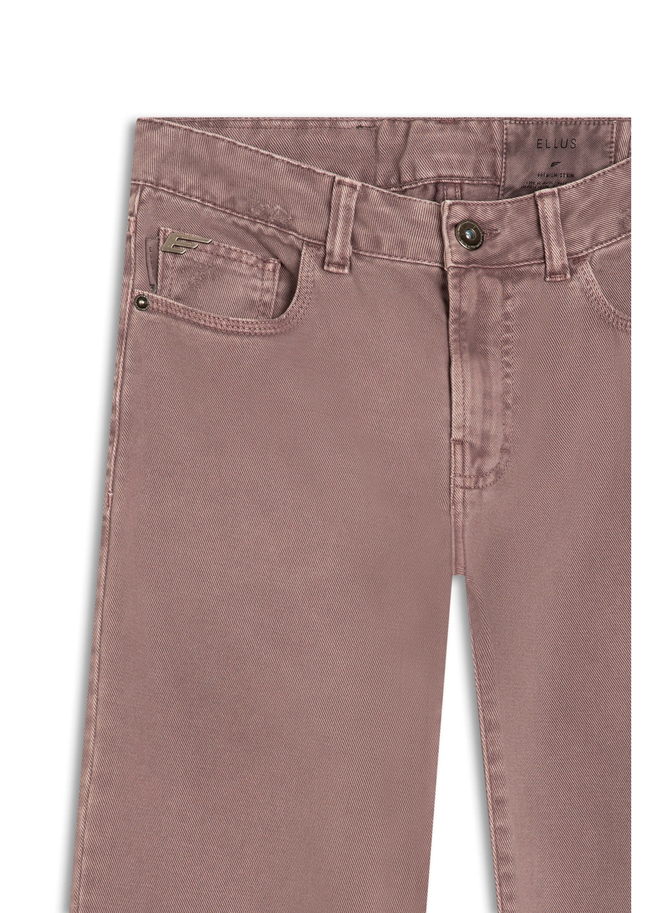 White Denim Ii Mom Purple Gray