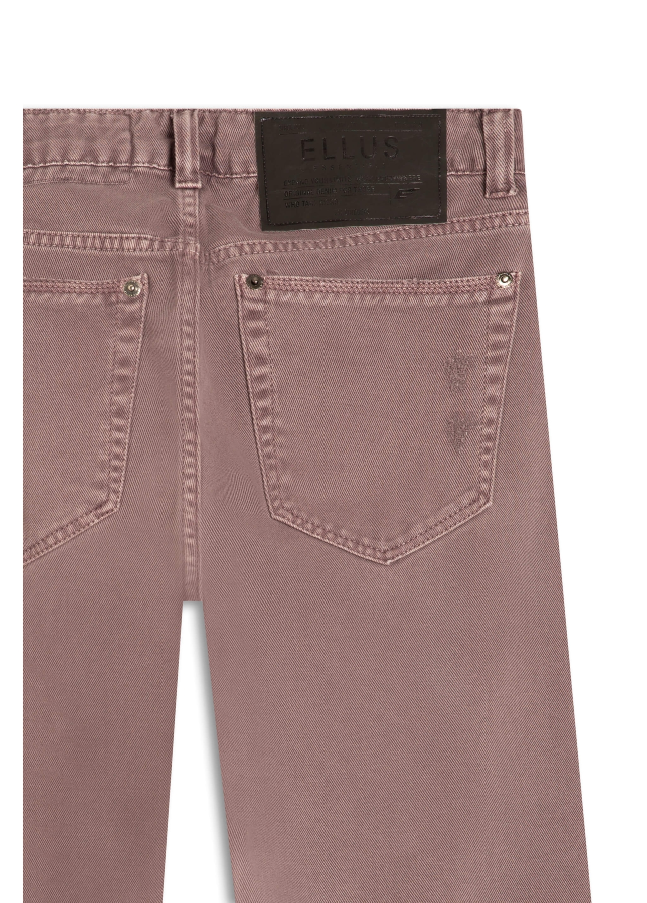 White Denim Ii Mom Purple Gray