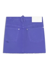 White Denim Ii Saia Wrap Azul Bic