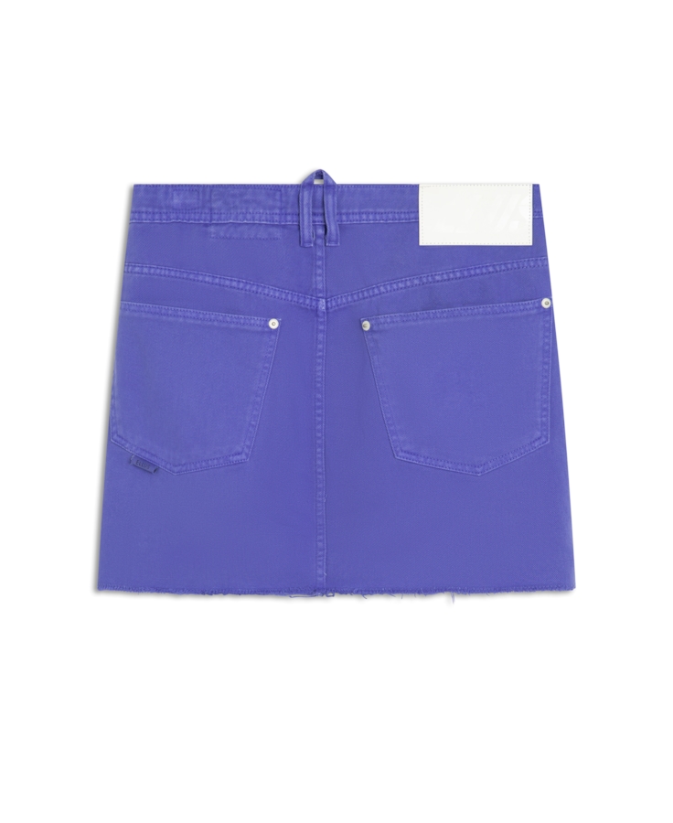 White Denim Ii Saia Wrap Azul Bic