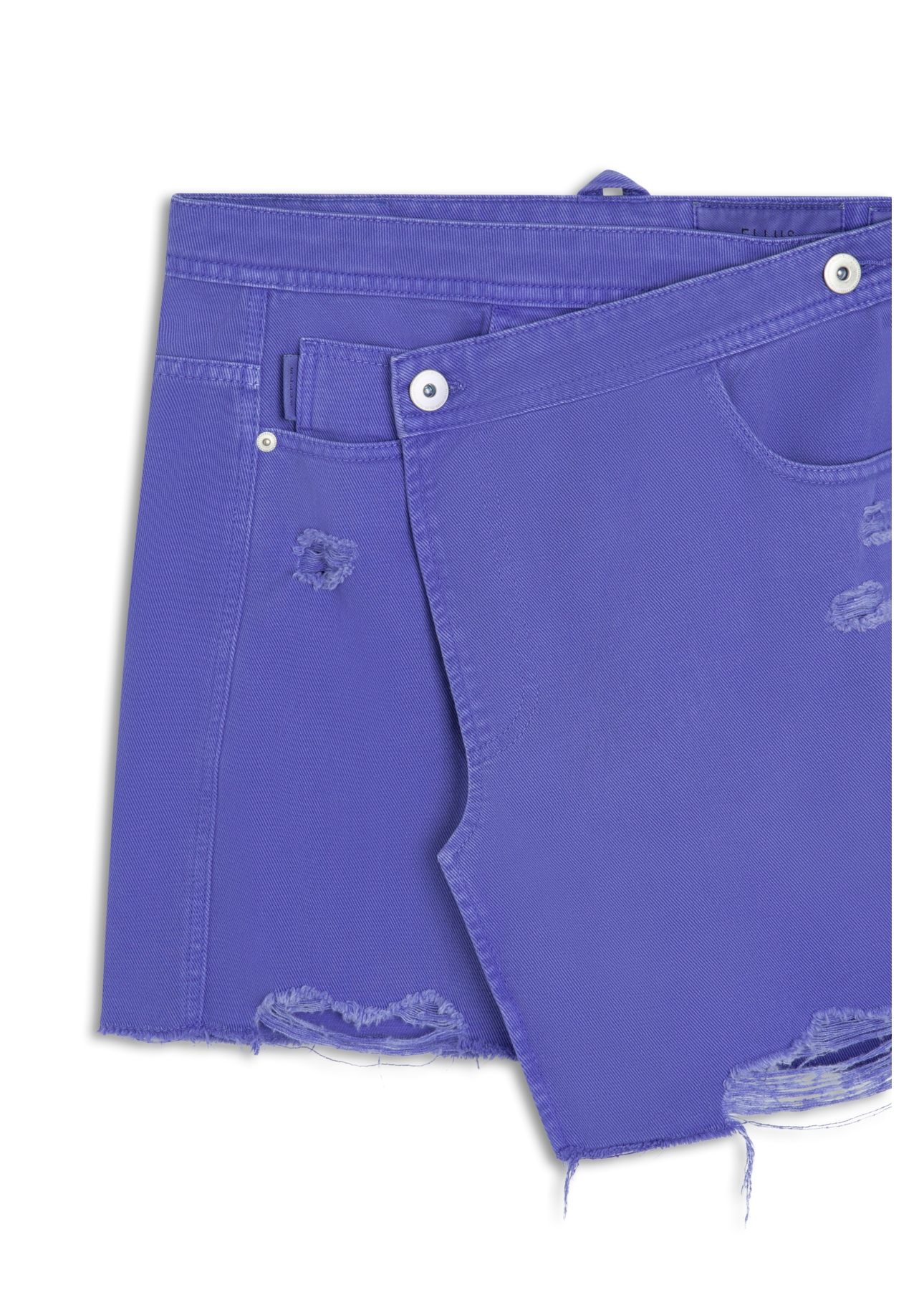 White Denim Ii Saia Wrap Azul Bic