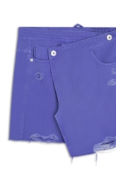 White Denim Ii Saia Wrap Azul Bic