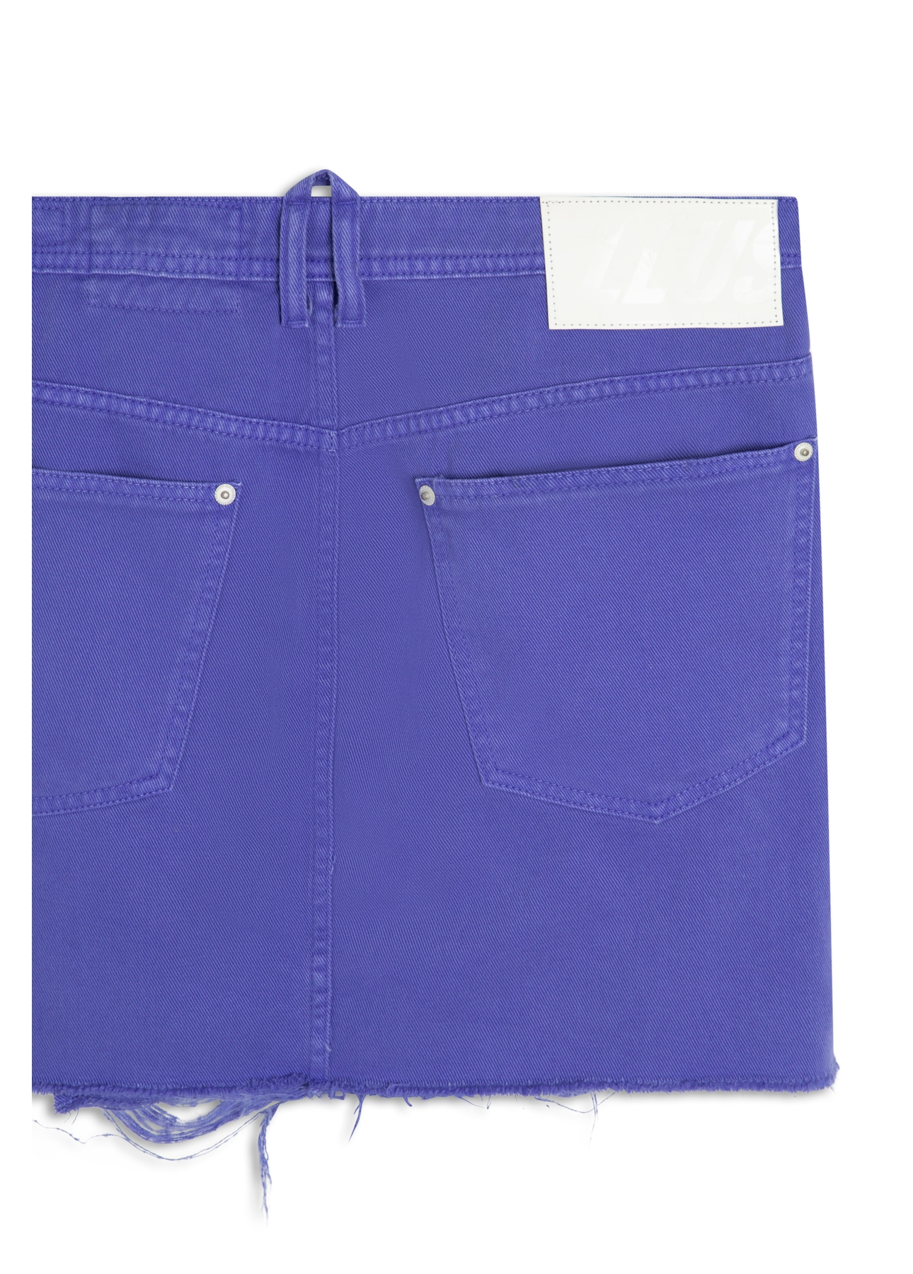 White Denim Ii Saia Wrap Azul Bic