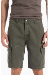 White Denim Iii Long Cargo Verde Escuro