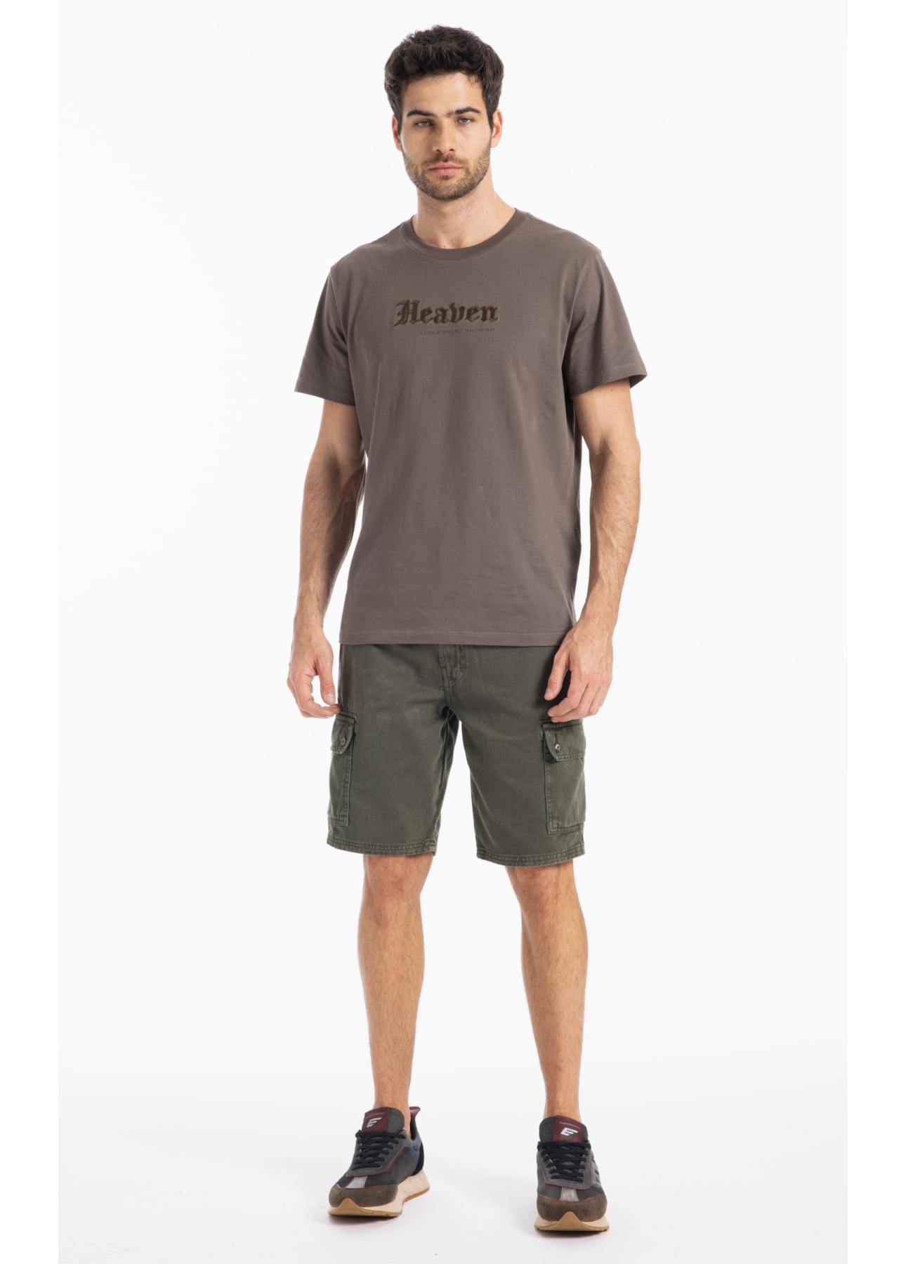 White Denim Iii Long Cargo Verde Escuro