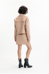 Wool Cashmere Mini Bege