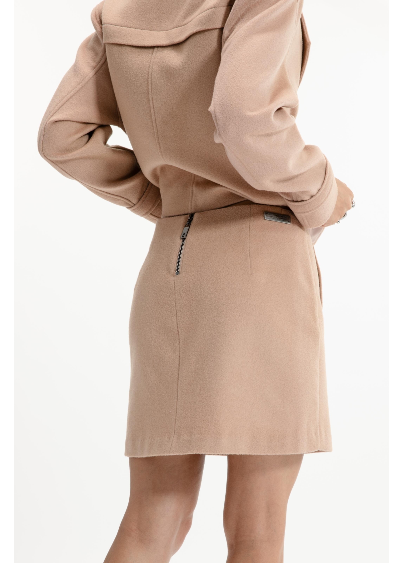 Wool Cashmere Mini Bege