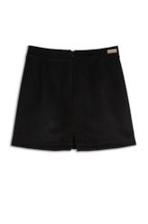 Wool Cashmere Straight Preto