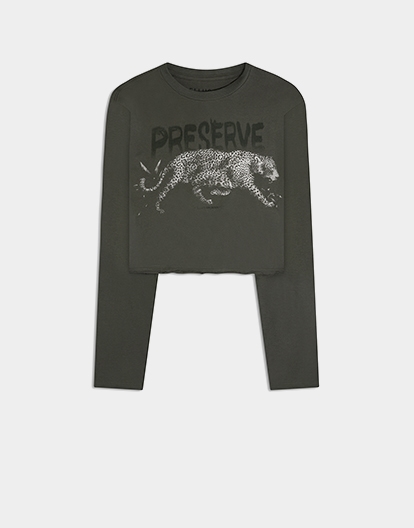 BLUSA ELLUS ONÇAFARI FLOreSTA 