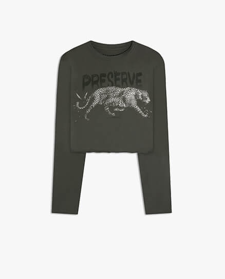 BLUSA ELLUS ONÇAFARIFloresta